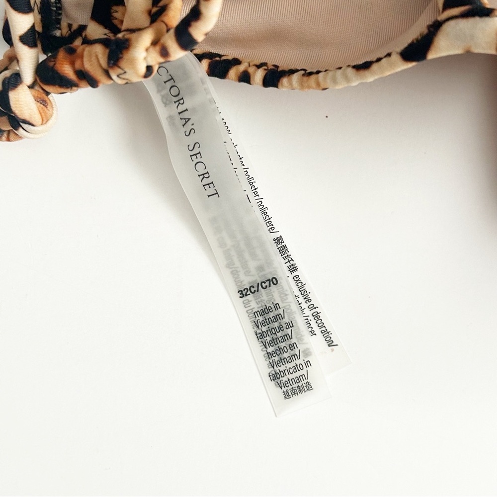 Victoria's Secret Animal Print Bikini Top - Picture 5 of 5